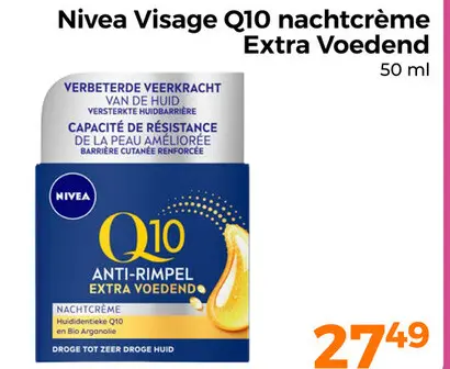 Aanbieding: Visage Q10 nachtcrème Extra Voedend