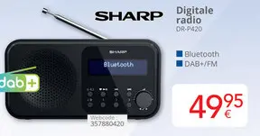 Promotie: Digitale radio DR-P420