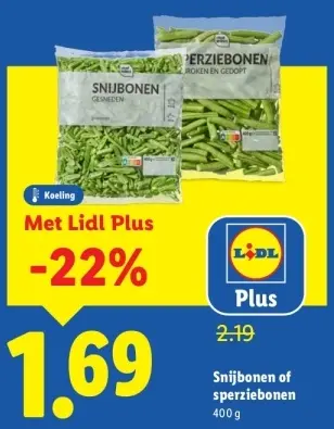 Aanbieding: Snijbonen of sperziebonen