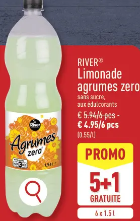 Offre: Limonade agrumes zero