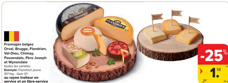Offre: Fromages belges