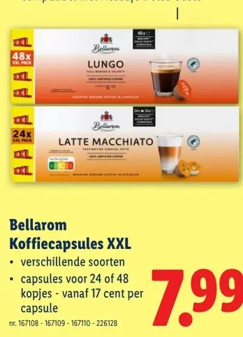 Promotie: Koffiecapsules XXL