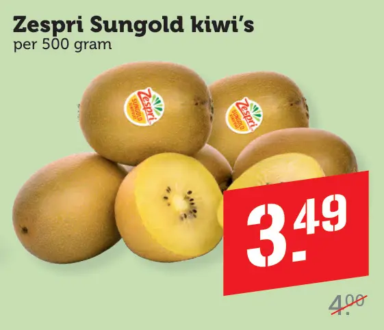 Aanbieding: Sungold kiwi's