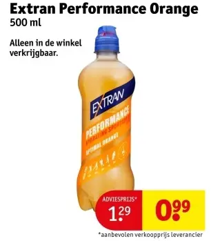 Aanbieding: Extran Performance Orange