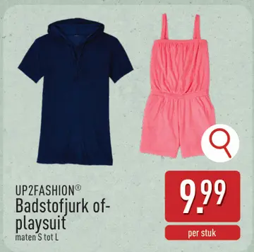 Aanbieding: Badstofjurk of-playsuit