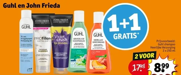 Aanbieding: Guhl en John Frieda