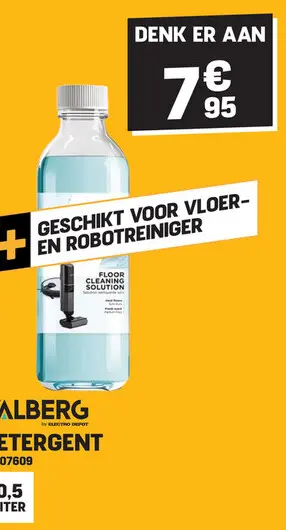 Promotie: Floor cleaning solution detergent