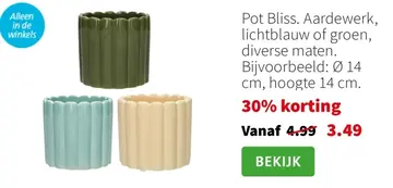 Aanbieding: Pot Bliss