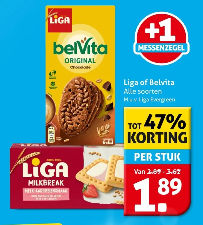 Aanbieding: Liga or Belvita