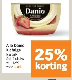 Aanbieding: Alle Danio luchtige kwark