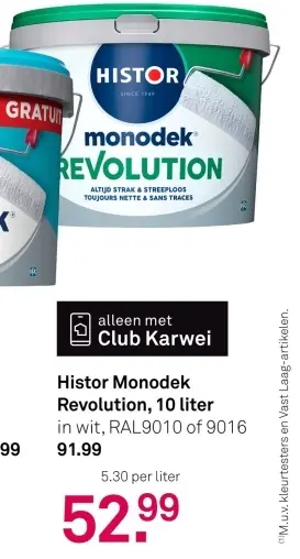 Aanbieding: Monodek Revolution 10 liter