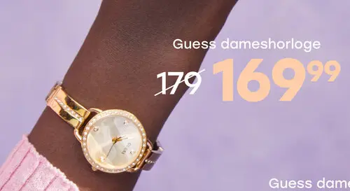 Aanbieding: Guess Bellini  Analoog Dames Horloge Goudkleurig GW0022L2