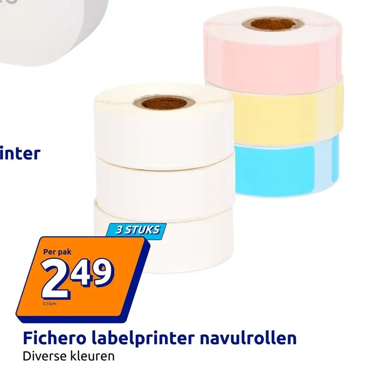 Promotie: Fichero labelprinter navulrollen