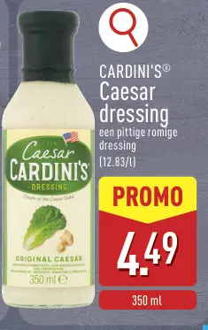 Promotie: CARDINI'S Caesar dressing