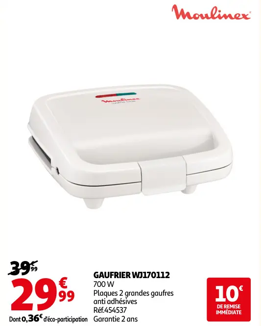 Offre: Gaufrier WJ170112