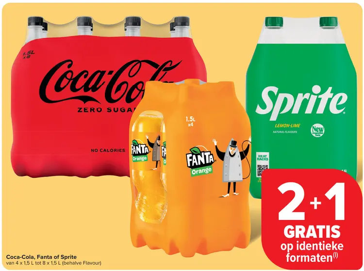 Promotie: Coca-Cola, Fanta of Sprite