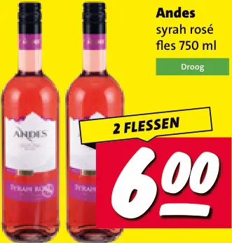Aanbieding: Andes Syrah rosé