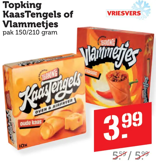 Aanbieding: KaasTengels of Vlammetjes