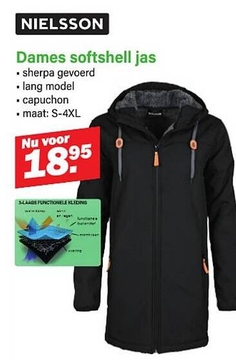 Aanbieding: Dames softshell jas