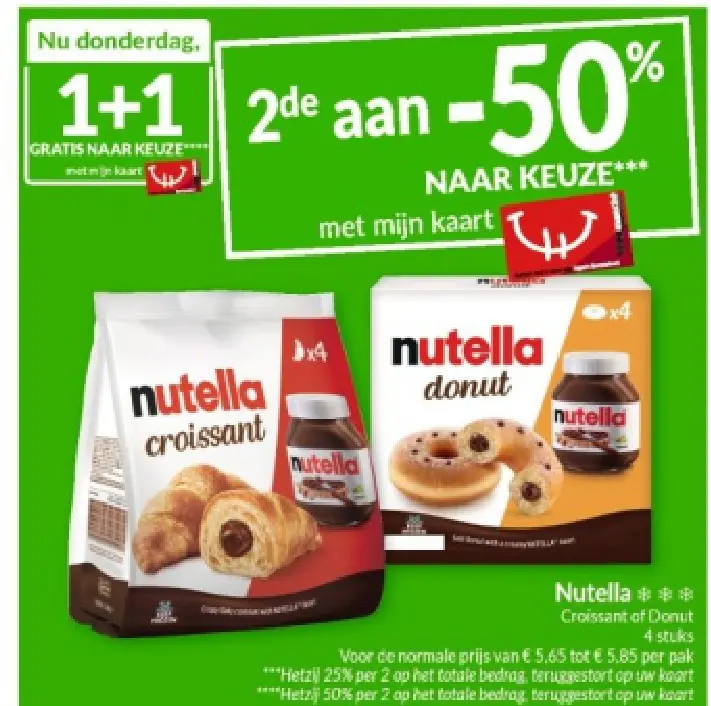 Promotie: Croissant of Donut