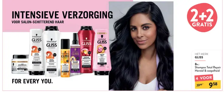 Promotie: Shampoo Total Repair Herstel & soepelheid