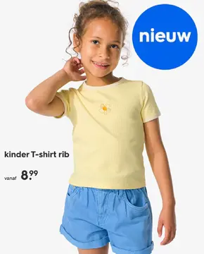 Aanbieding: kinder T-shirt rib