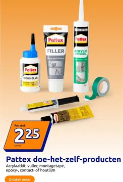 Aanbieding: Pattex doe-het-zelfproducten