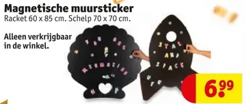 Aanbieding: Magnetische muursticker