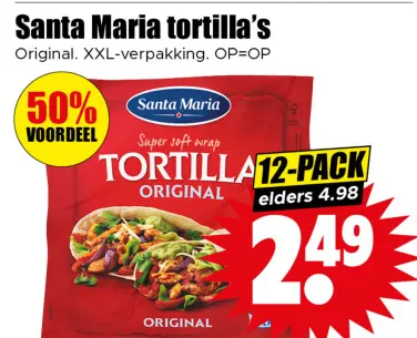 Aanbieding: tortilla's