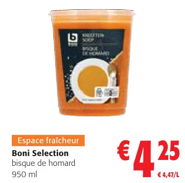 Offre: bisque de homard