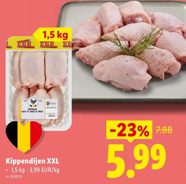 Promotie: Kippendijen XXL
