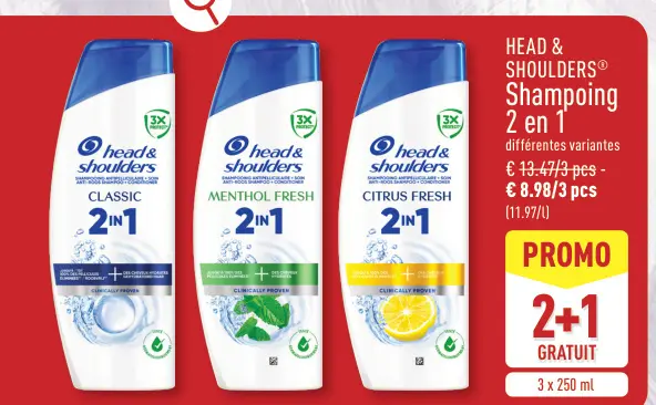 Offre: Shampoing 2 en 1