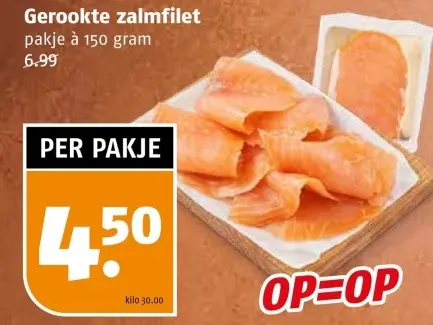 Aanbieding: Gerookte zalmfilet