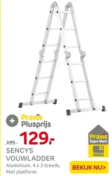 Aanbieding: Sencys vouwladder