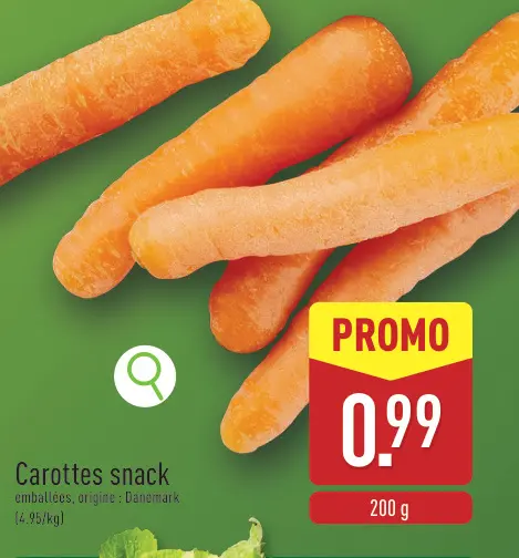 Offre: Carottes snack