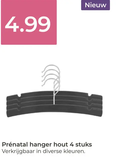 Aanbieding: Prénatal hanger hout