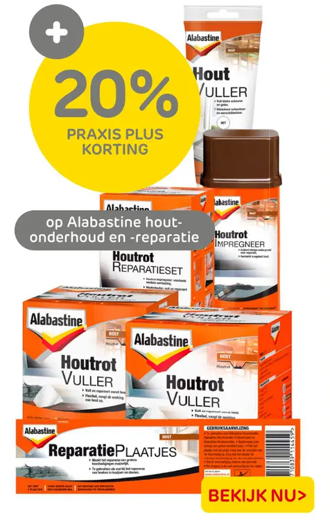 Aanbieding: Alabastine hout-onderhoud en -reparatie