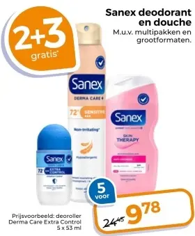 Aanbieding: Deodorant en douche