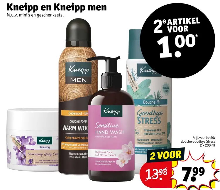 Aanbieding: Kneipp en Kneipp men