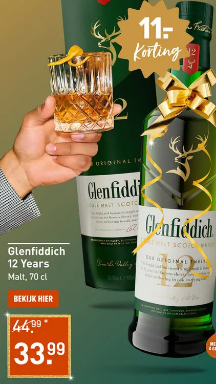 Aanbieding: Glenfiddich 12 Years 70CL