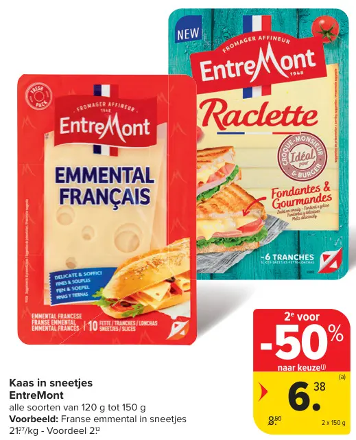 Promotie: Kaas in sneetjes