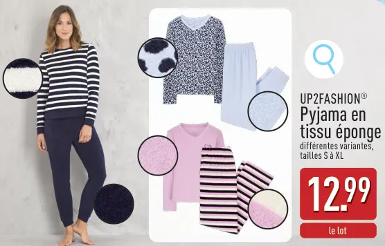 Offre: Pyjama en tissu éponge