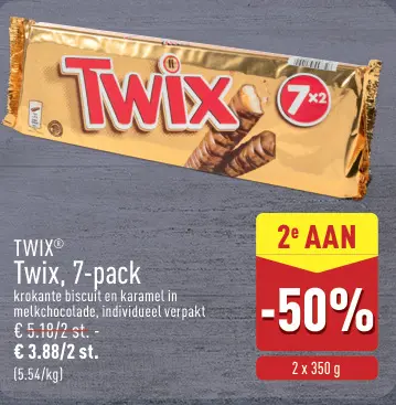 Promotie: Twix, 7-pack
