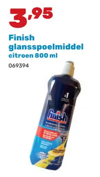 Aanbieding: Finish glansspoelmiddel citroen