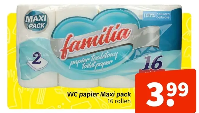 Promotie: WC papier Maxi pack