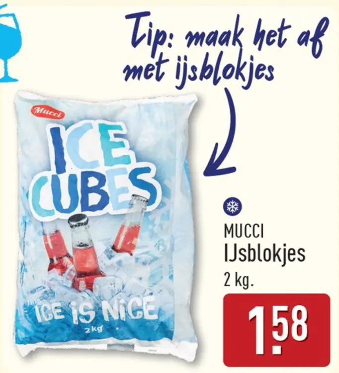 Aanbieding: IJsblokjes