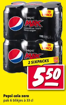 Aanbieding: Pepsi cola zero
