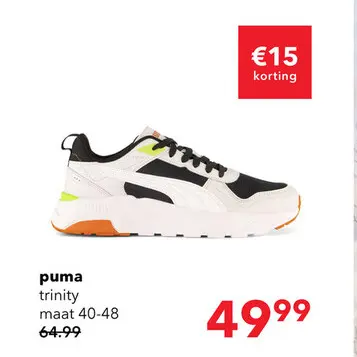 Aanbieding: Puma Trinity 2 LT heren sneakers wit zwart