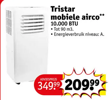 Aanbieding: Tristar mobiele airco