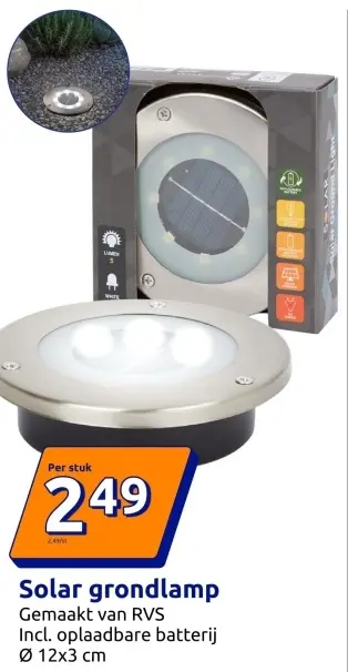 Aanbieding: Solar grondlamp